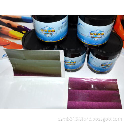Interference Type Purple Red - Green Optical Variable Ink (OV)